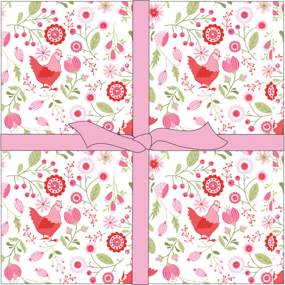 Smitten Chicken 10" Squares (42 pcs) SQ-POCSN251130