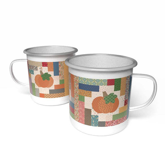 Lori Holt Autumn Enamel Tin Mug pre-order