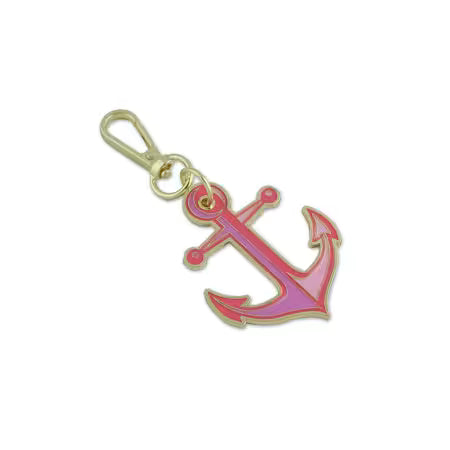 Tula Pink Floral Reef Collection: Anchors Aweigh Coralline Bag Charm # STS346