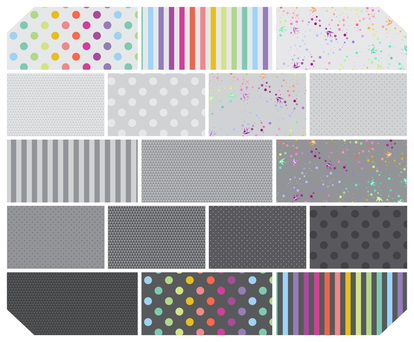 Pre-Order Tula Pink GreyWorks Fat Quater Bundle