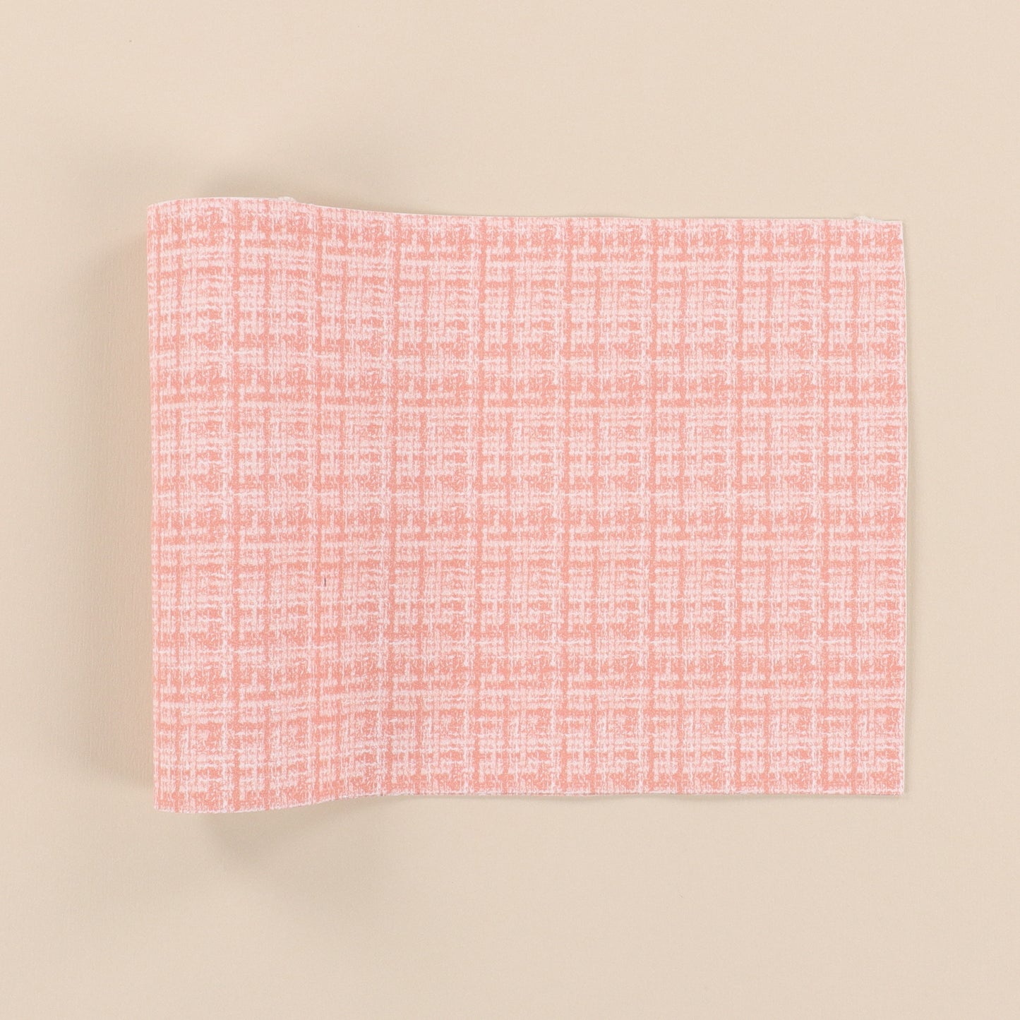 KDKB1328 Pink Plaid Leather for the Stitching hour