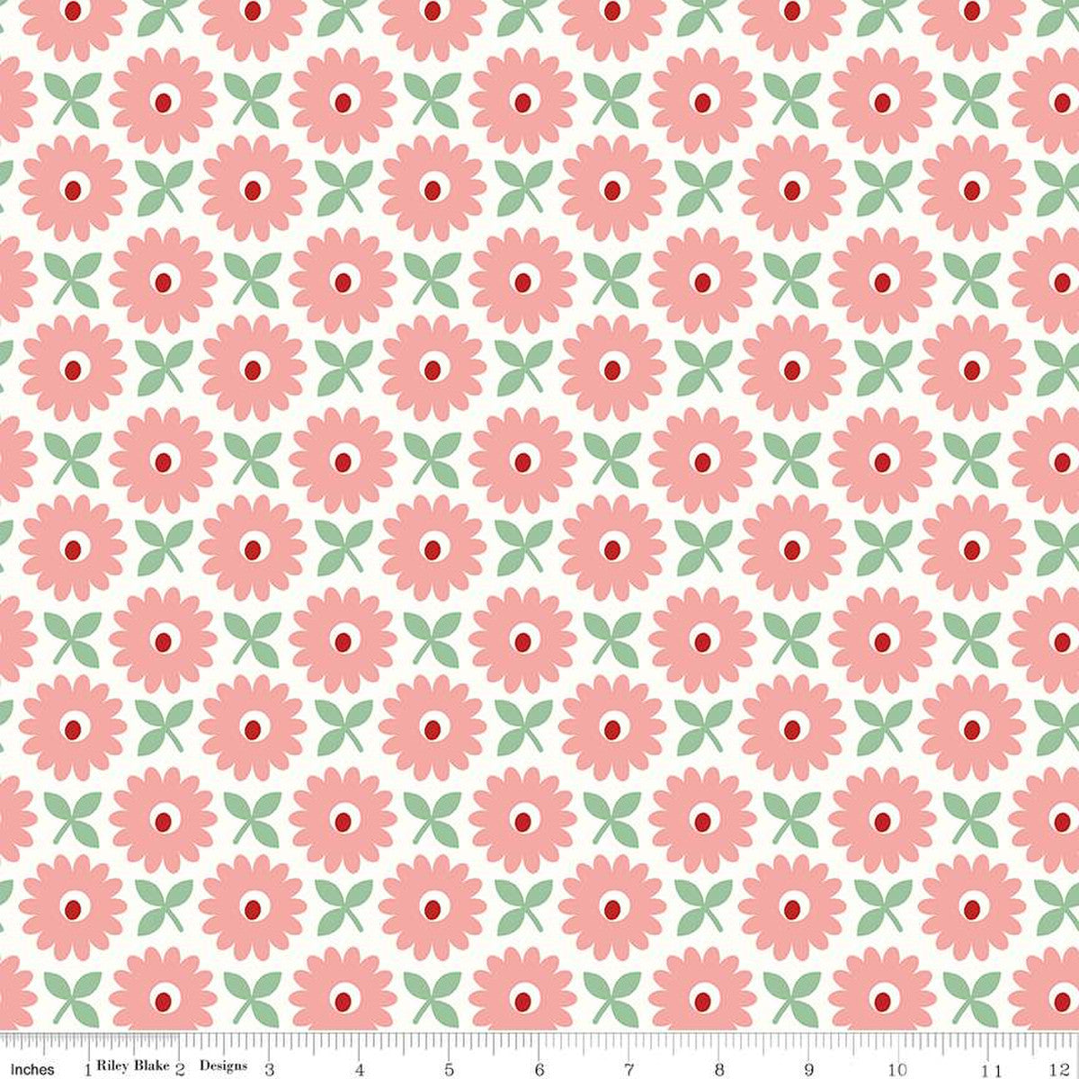 Wide Back Home Town Heirloom Coral by the yard