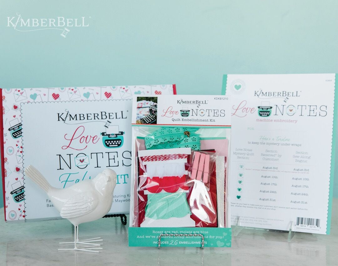 Kimberbell Love Notes Embellishment Kit