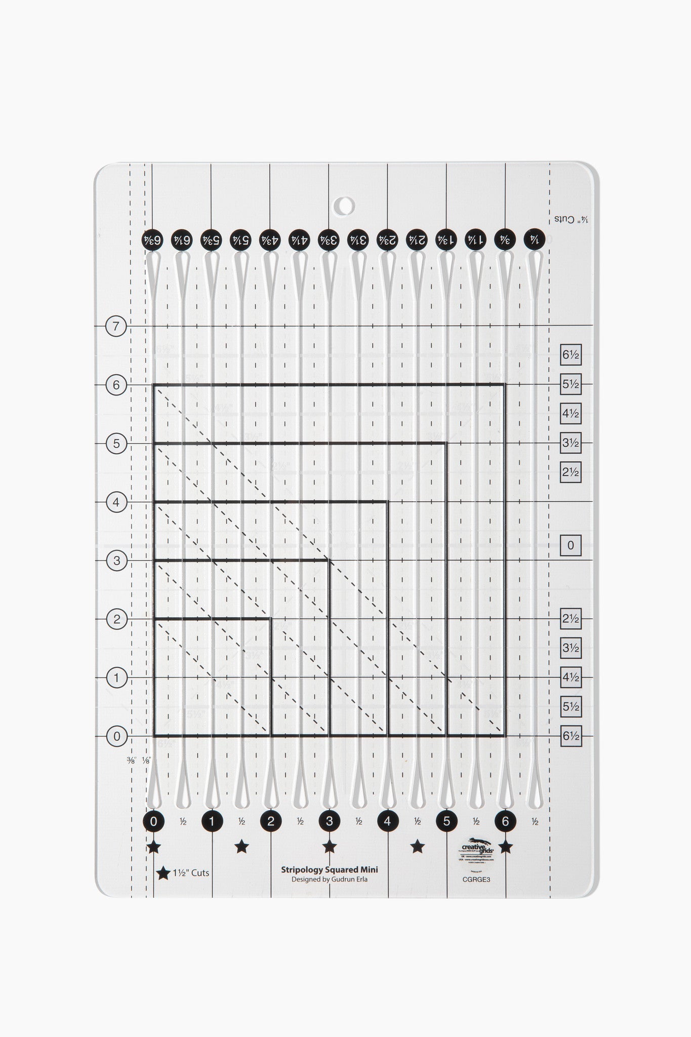 Stripology© Squared MINI Ruler CGRGE3