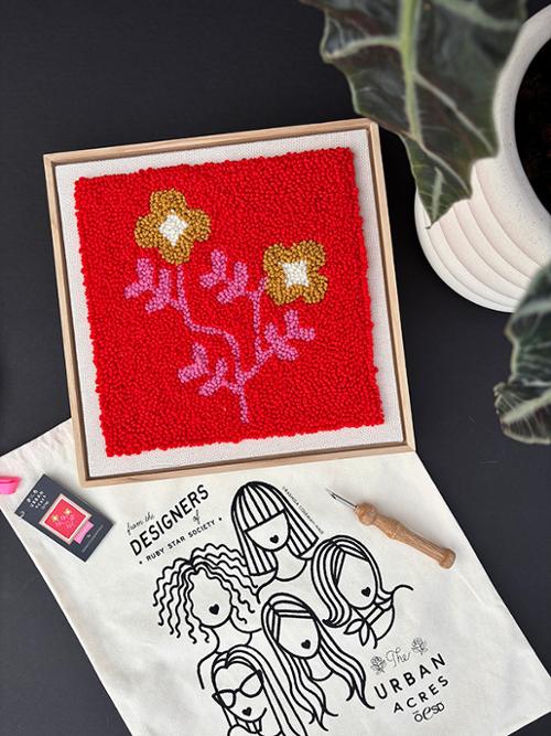 Punch Needle Blossom Kit UA2008 BOX Ruby Star