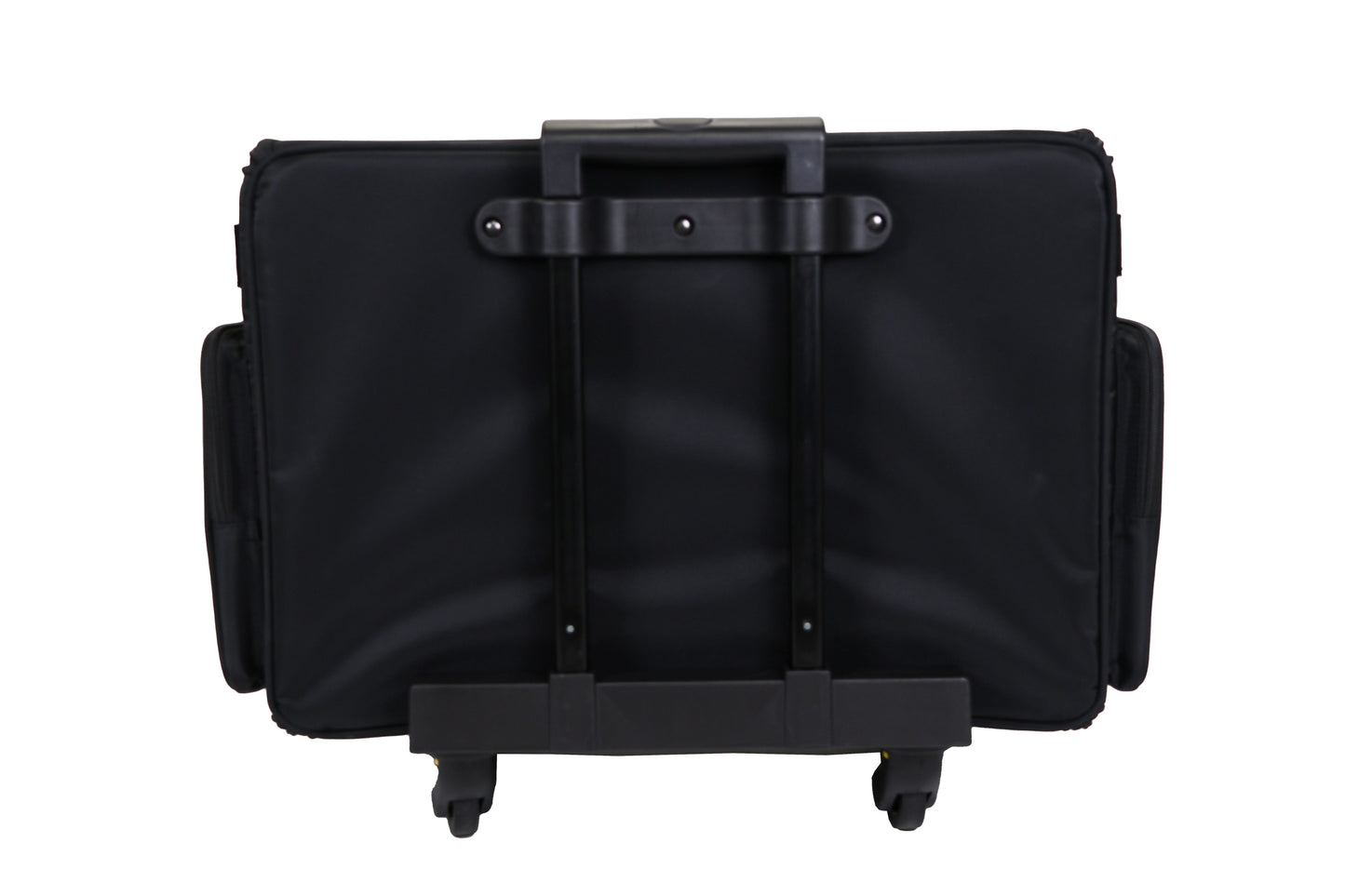 Everything Mary XL 4 Wheel Collapsible Rolling Sewing Machine Storage Case, Black