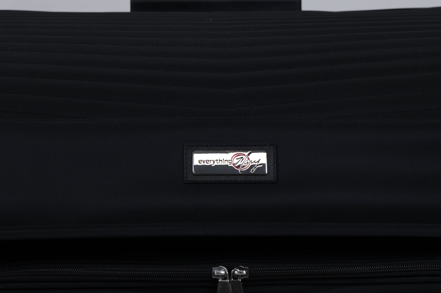 Everything Mary XL 4 Wheel Collapsible Rolling Sewing Machine Storage Case, Black