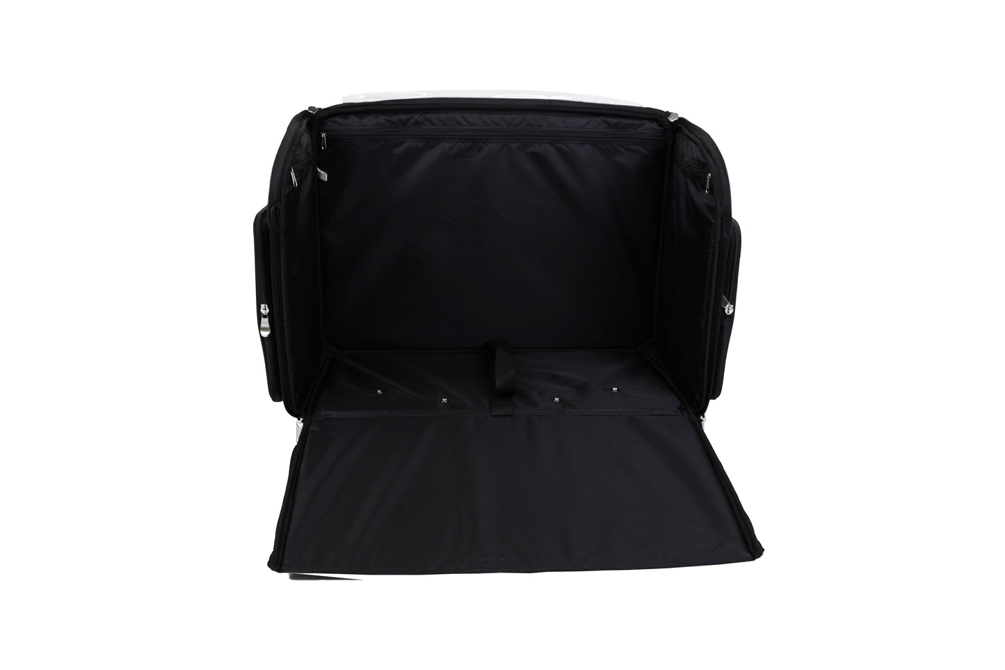 Everything Mary XL 4 Wheel Collapsible Rolling Sewing Machine Storage Case, Black