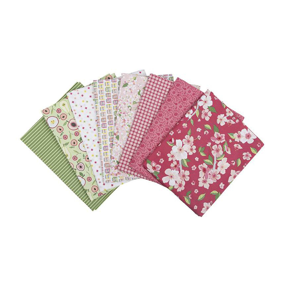 Riley Blake Orchard 1-Yard Bundle Cherry 8 total yards