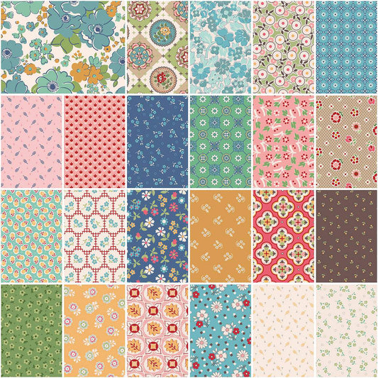Lori Holt Mercantile 1-Yard Bundle Black 23 yards