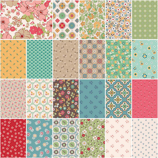 Lori Holt Mercantile 1-Yard Bundle Pink 23 yards