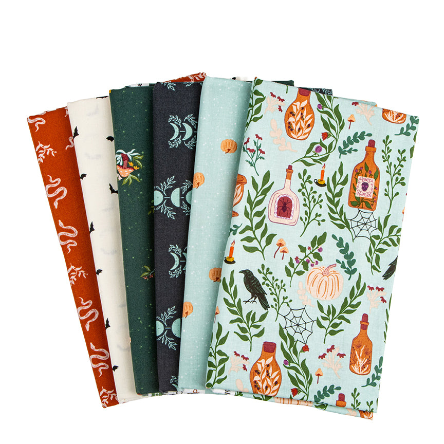 The Apothecary 1 Yard Bundle Mint, 6 Pcs.