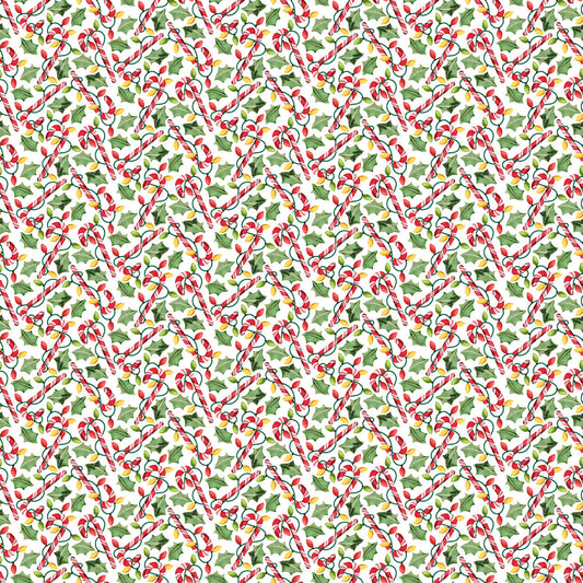 Pre-Order June 26 24573 White || Happy Alcoholidays by the yard