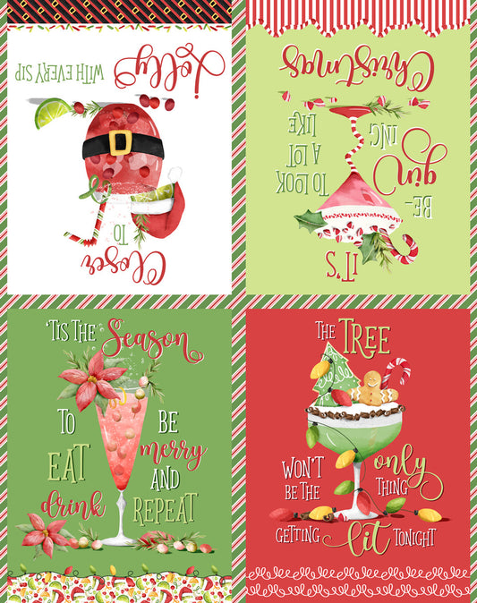 Pre-order June 26 24575 Multicolor || Happy Alcoholidays by the panel