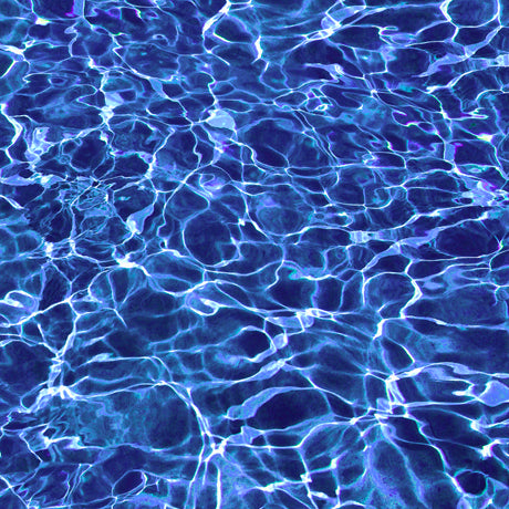 OPEN AIR  POOL WATER Midnight By the yard