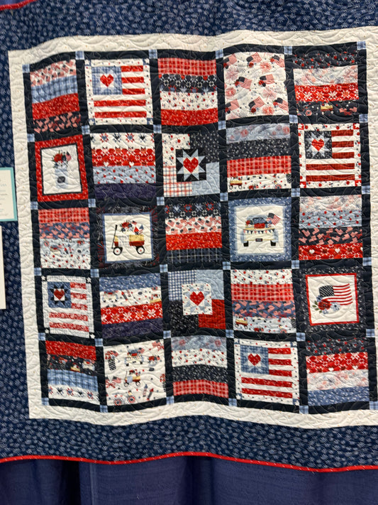 Pre-Order Stitched in the USA Quilt Kit Feb 2027