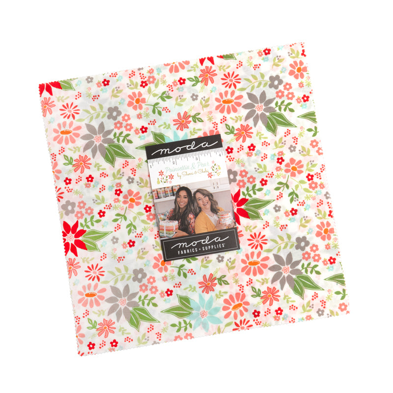 Poinsettia and Pear 10" Layer Cake® 37710LC Moda