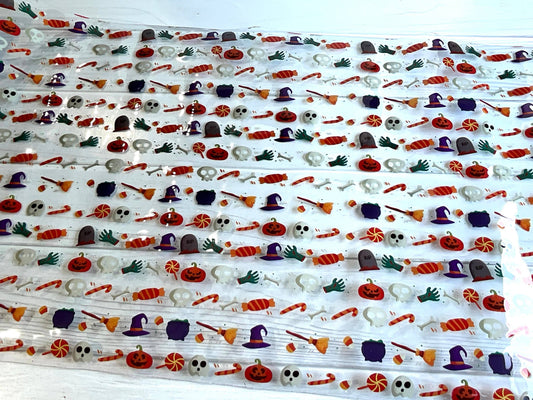 Wonderground Fabrics and Crafts - Graveyard Candy  Clear TPU Vinyl