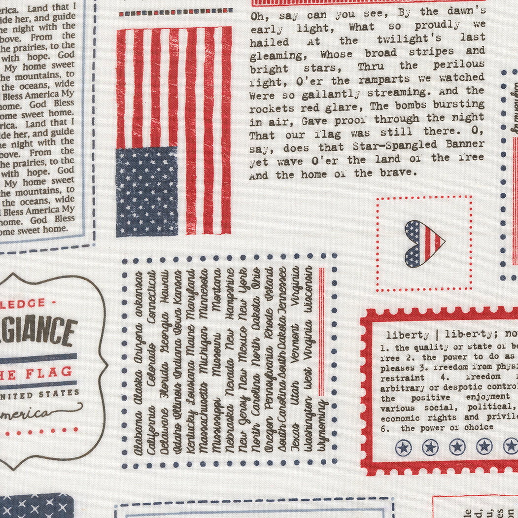 Sweetwater Independence Day Vanilla 55720 11 by the yard