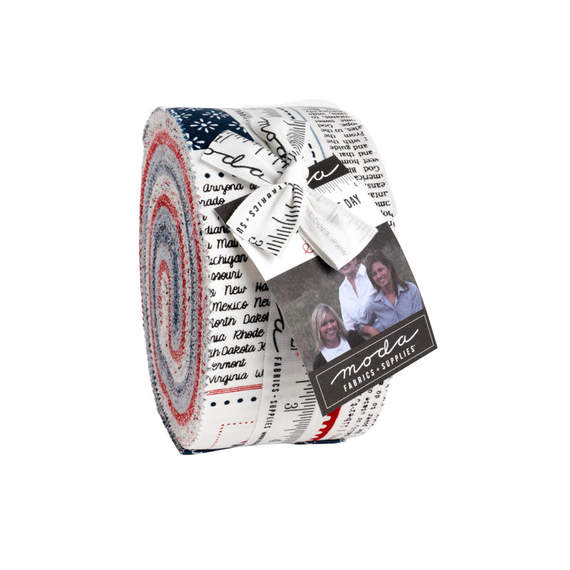 Pre-Order Independence Day Jelly Roll® 55720JR Moda Precuts