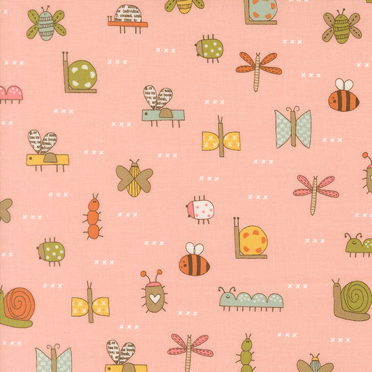 Sweetwater Bug Collector Blush 55731 14 Moda by the half yard