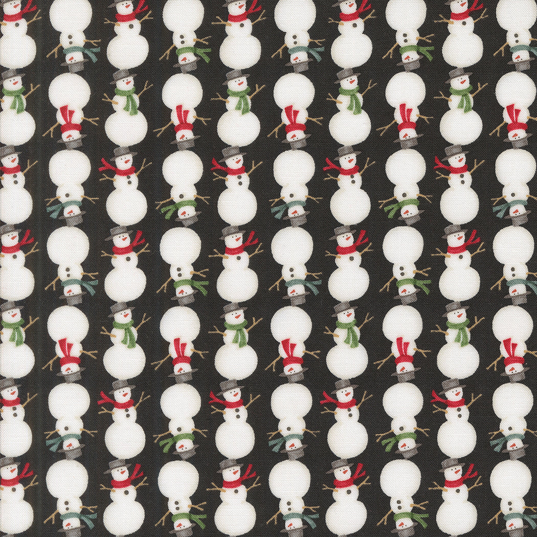 Deb Strain Winter Friends Charcoal Black 56135 18 Moda by the yard