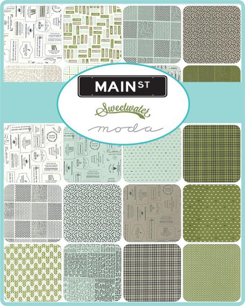 Sweetwater Main Street AB 33 skus 55640AB Moda Precuts#1 Fat Quarters