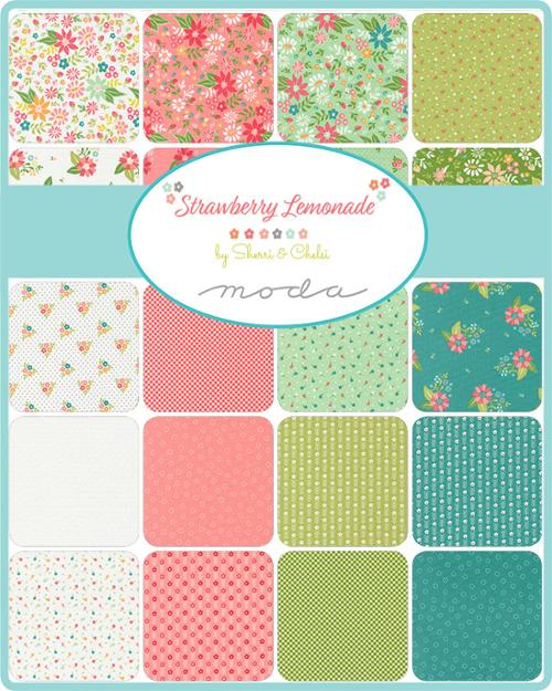 Strawberry Lemonade by  Sherri & Chelsi from Moda By the yard