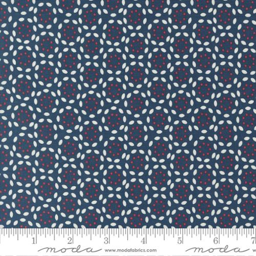 Sweetwater Vintage Petals Navy 55655 13 by the yard
