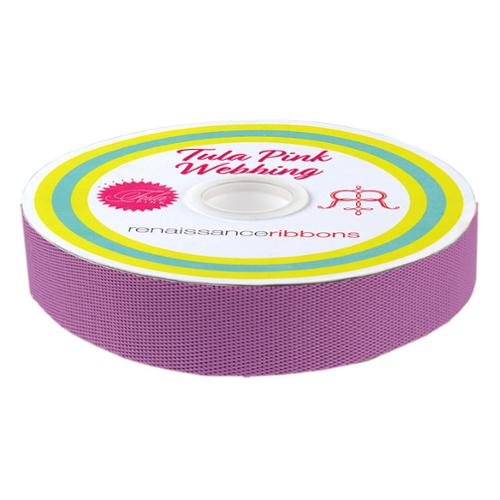 Tula Pink EverGlow Webbing 1" Mystic/Purple TKS 921 COL14 Renaissance by the yard