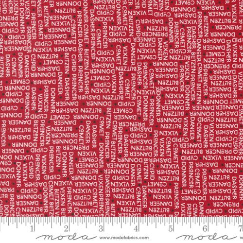 Sweetwater  On Dasher The Herd Red 55663 12 Moda