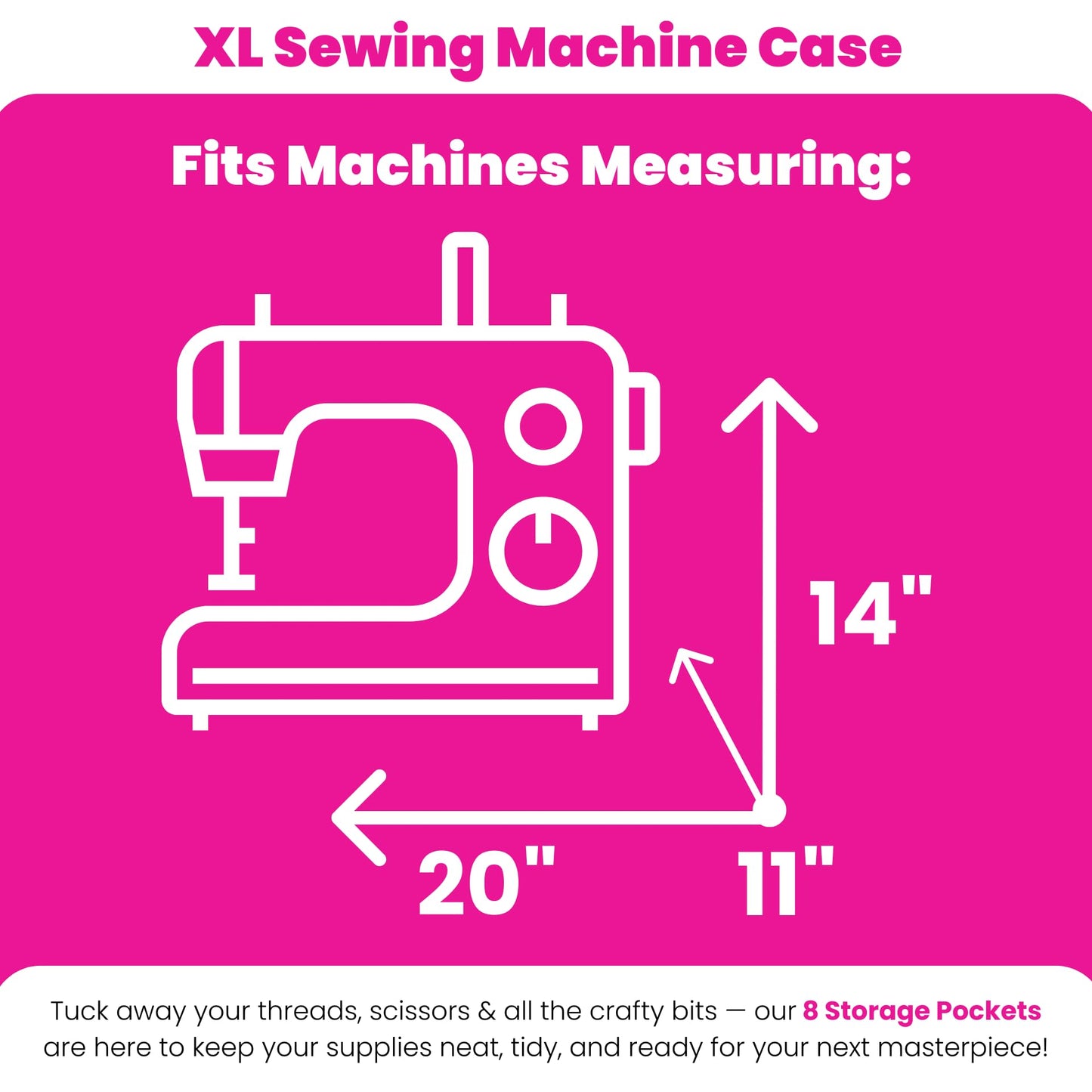 Everything Mary Flat Top XL 4 Wheel Collapsible Rolling Sewing Machine Storage Case, Tan Floral