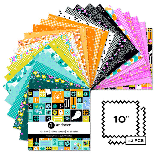 Ghostly Garden Layer Cake 10"x10" 42 cuts