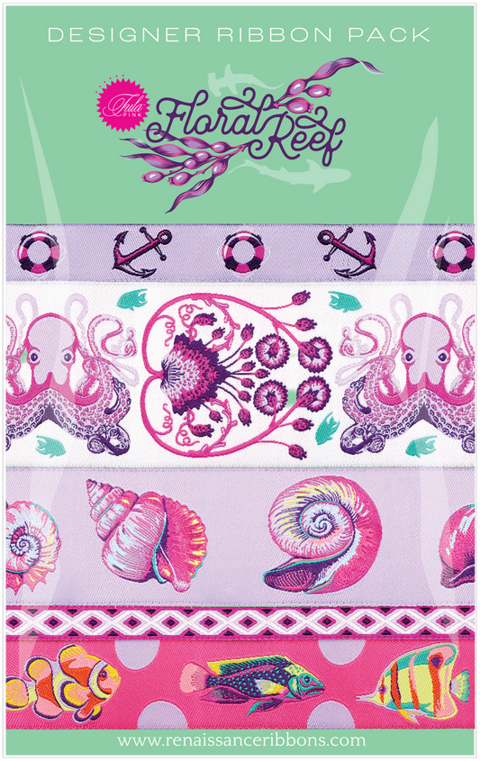 Floral Reef - Tula Pink - Ultraviolet - Designer Pack