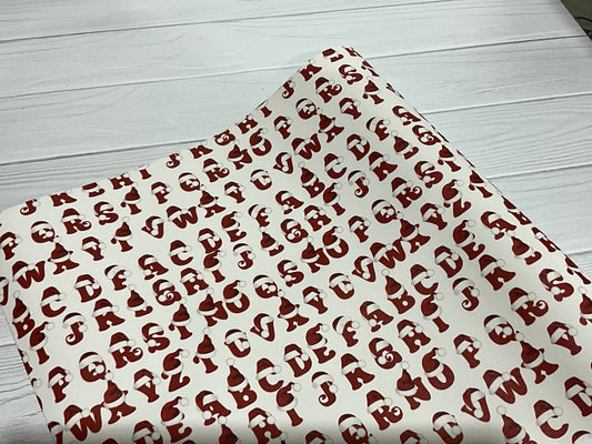 Wonderground Fabrics and Crafts - A Christmas Alphabet Smooth Printed Vinyl