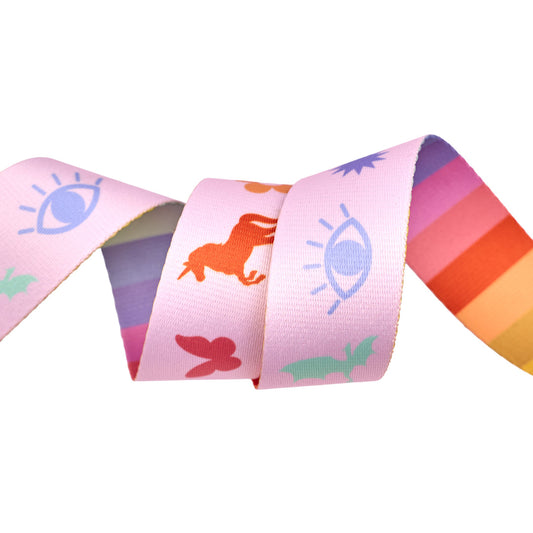 Pre-Order Legendary - Charmed WEBBING in Wild Orchid - 1-1/2" width by the yard - by Tula Pink Oct 26 (Copy)