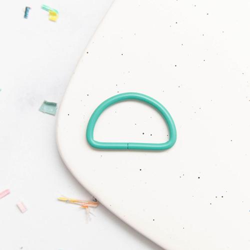 1.5" D Ring 1  Turquoise SSCH47 Stitch Supply