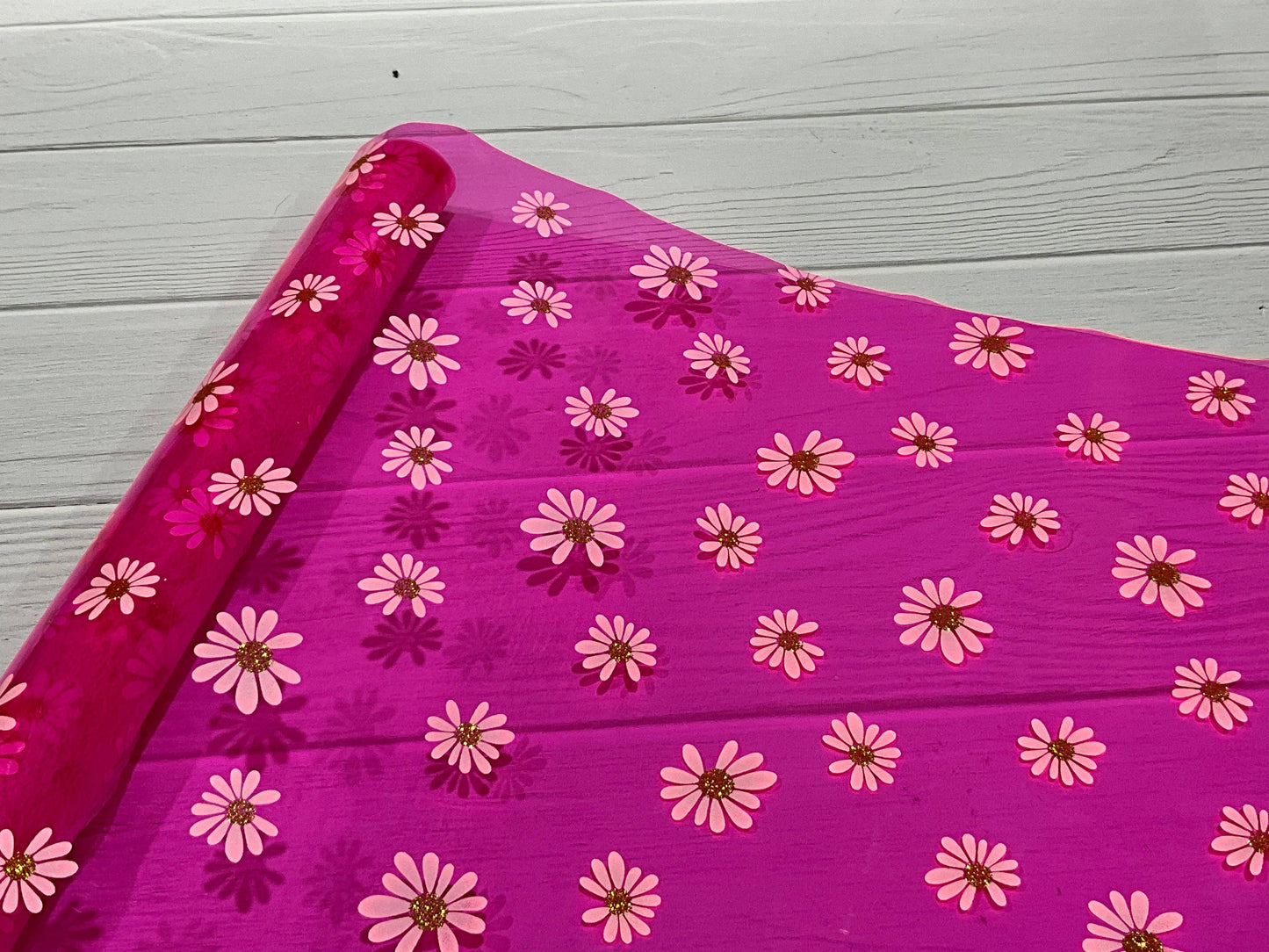 Wonderground Fabrics and Crafts - Daisy Clear TPU