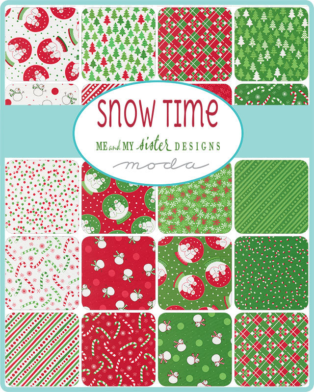 Snow Time Fat Quarter  Moda Me and My Sister Designs