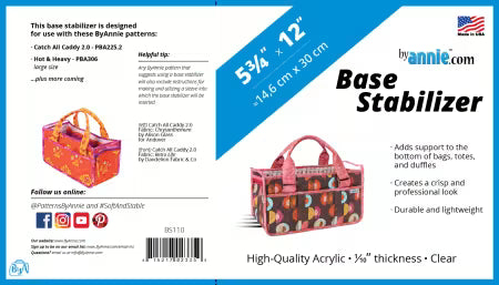 By Annine Base Stabilizer 5-3/4in x 12in # BS110