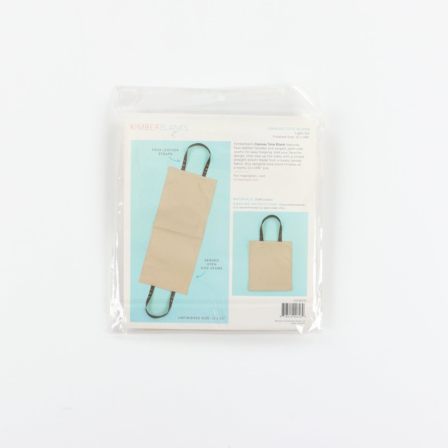 Kimberbell White Canvas Blank KDKB279