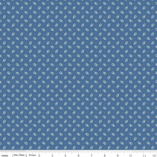 Lori Holt Home Town Butterfield Denim by the yard