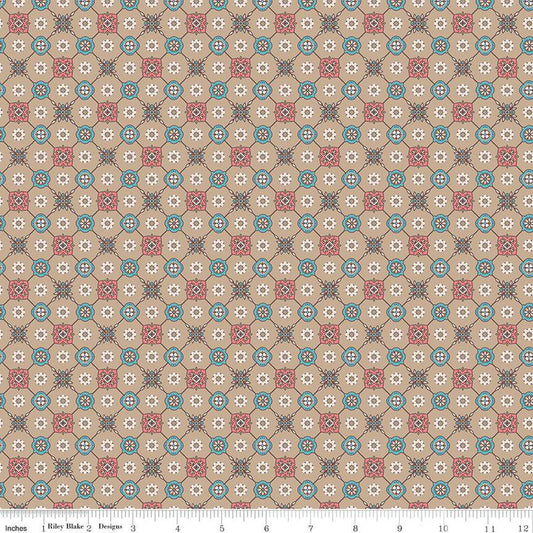 Lori Holt Mercantile Heirloom Tea Dye By the yard