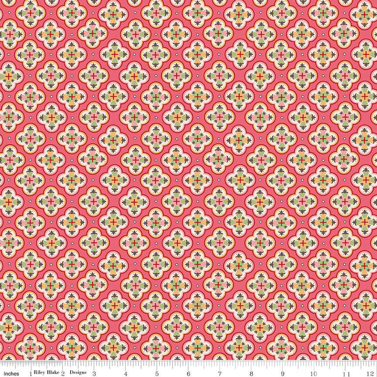 Lori Holt Mercantile Sentimental Tea Rose By the yard