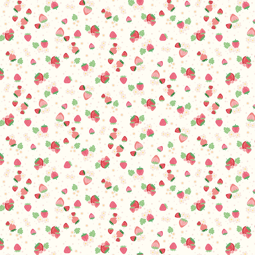pre-order Bloom & Heart Berry Patch Off White Nov 2026  (sold by 1/4 yard)