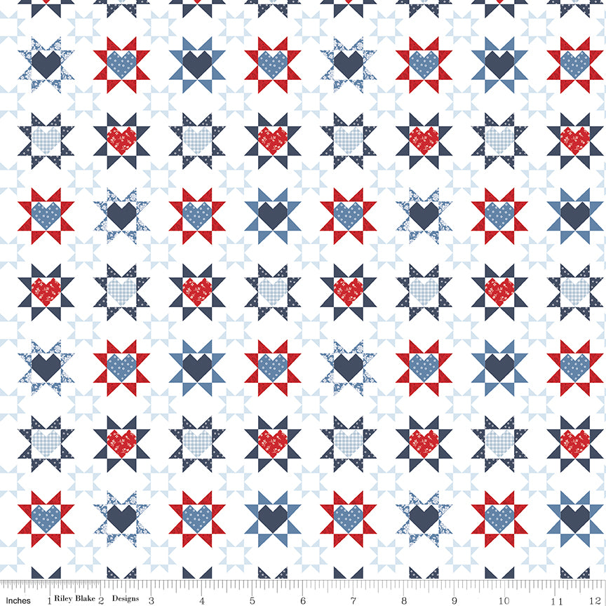 Pre-Order Hooray for the USA Quilt White Feb 2027