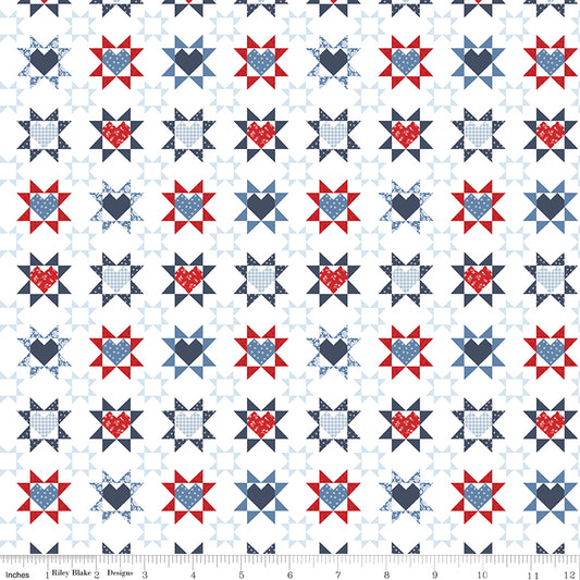 Pre-Order Hooray for the USA Quilt White Feb 2027