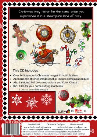 Desiree's Designs Merry Steampunk Christmas # ED-08-DDE