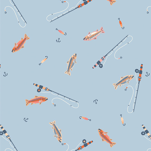 Art Gallery Fabrics Happy Camper Fat Quarters  14 FQ