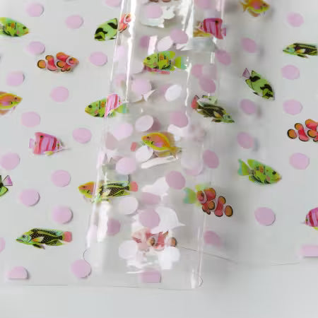Tula Pink Floral Reef Collection: School Crossing Vinyl 1/2 Yard Cut # HCVTPSC (May 26)